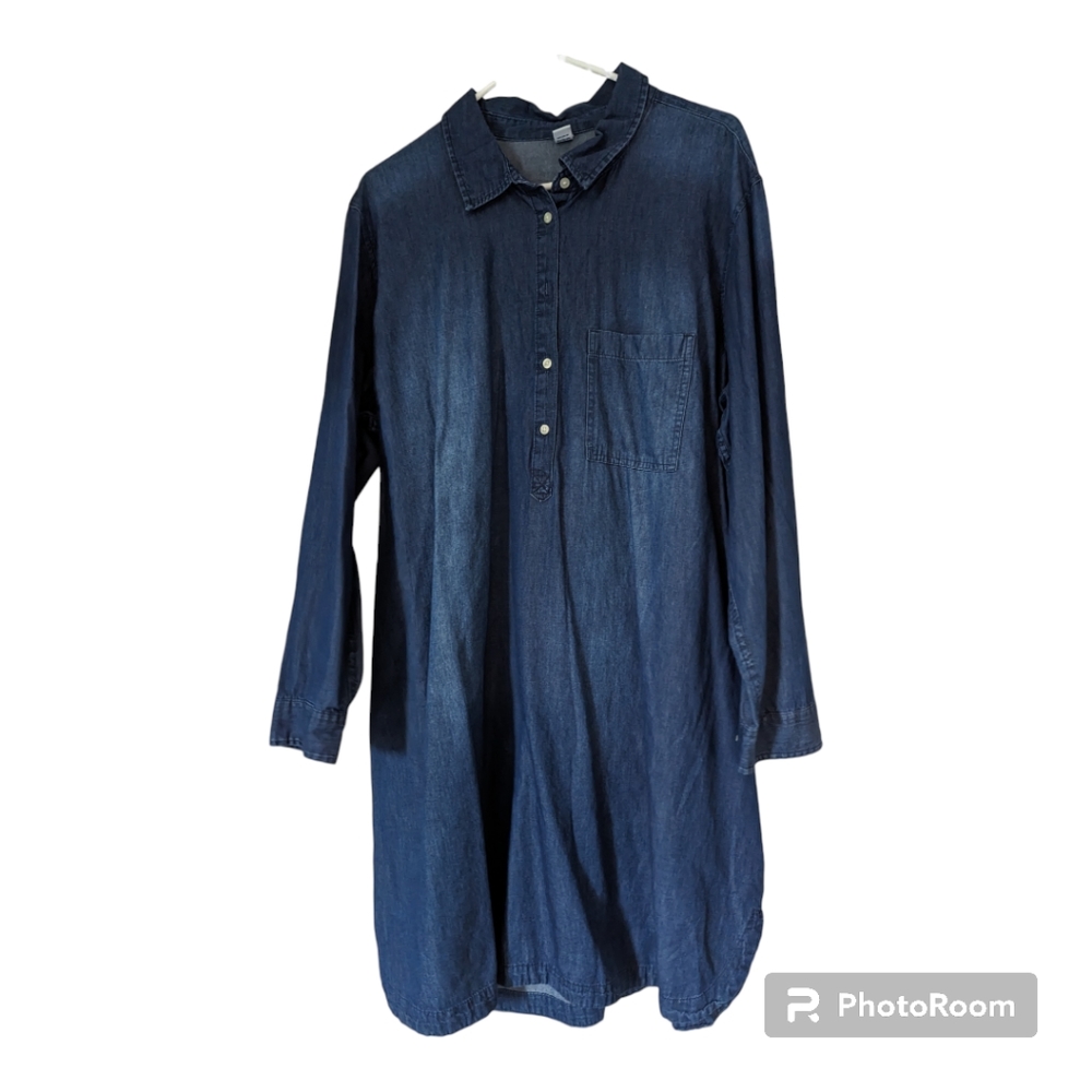 Collared Old navy chambray dress